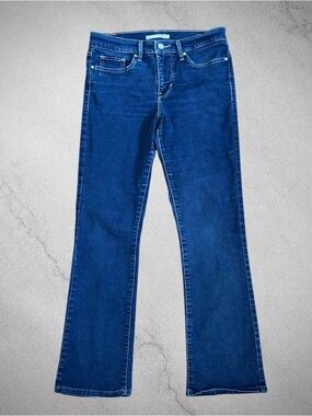 Levi’s Women’s 315 Shaping Bootcut Dark Wash Blue Jean Denim Size 28 EUC #220